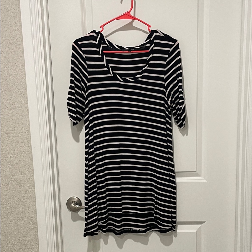 Black and White Striped Shirt